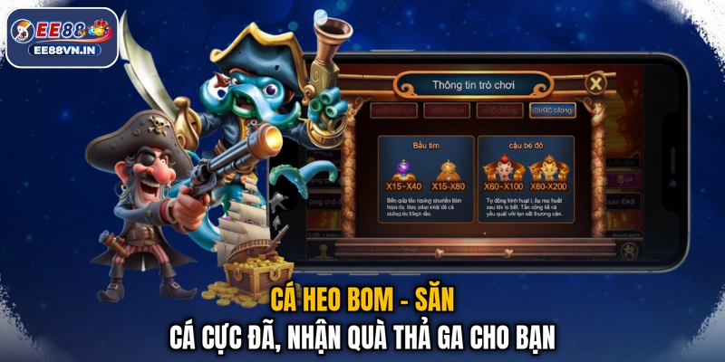 Cá Heo Bom - Săn Cá Cực Đã, Nhận Quà Thả Ga Cho Bạn 1 Cá Heo Bom - Săn Cá Cực Đã, Nhận Quà Thả Ga Cho Bạn